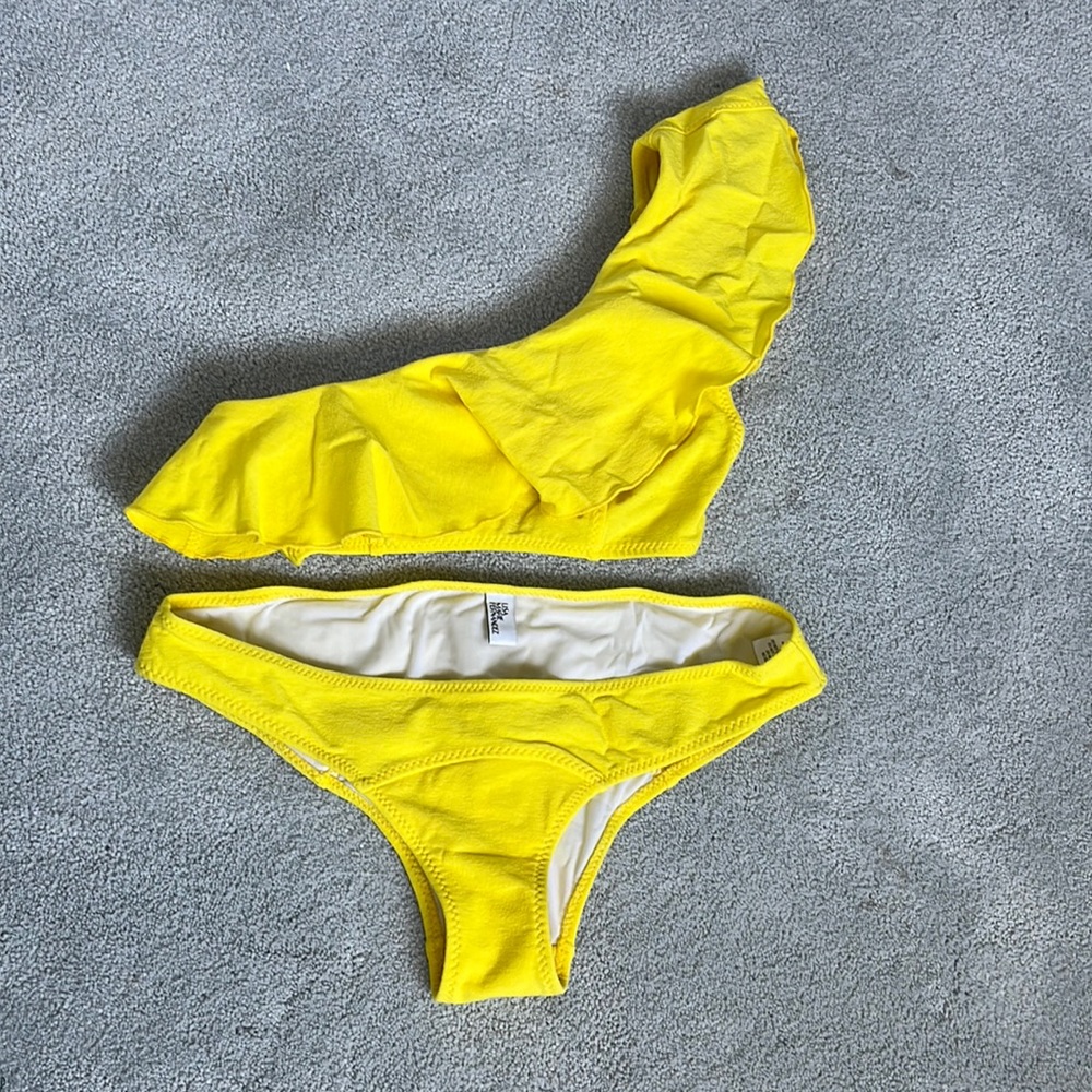 Lisa Marie Fernandez ruffle top bikini